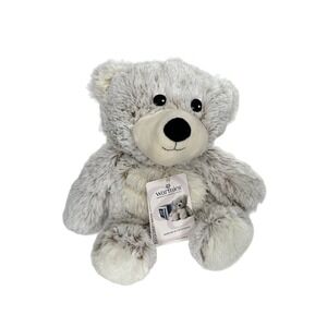 NEW Warmies Teddy Bear Plush 13" Cream Brown Frosted Microwavable Lavender NWT